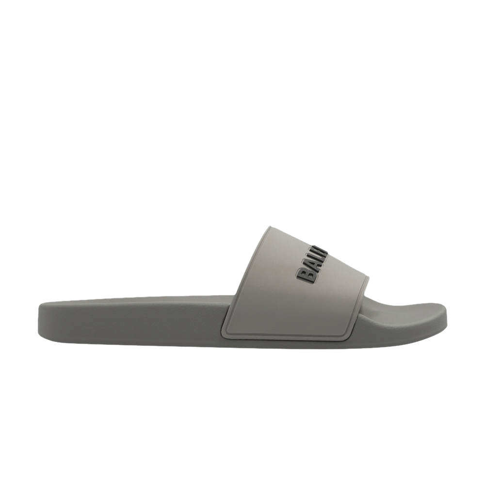 Balenciaga Wmns Pool Slides 'Grey'