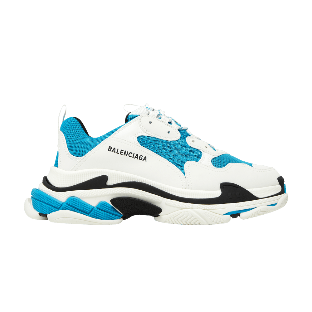 Buy Balenciaga Triple S Sneaker White Carib Blue 536737 W2FW5 9941 GOAT