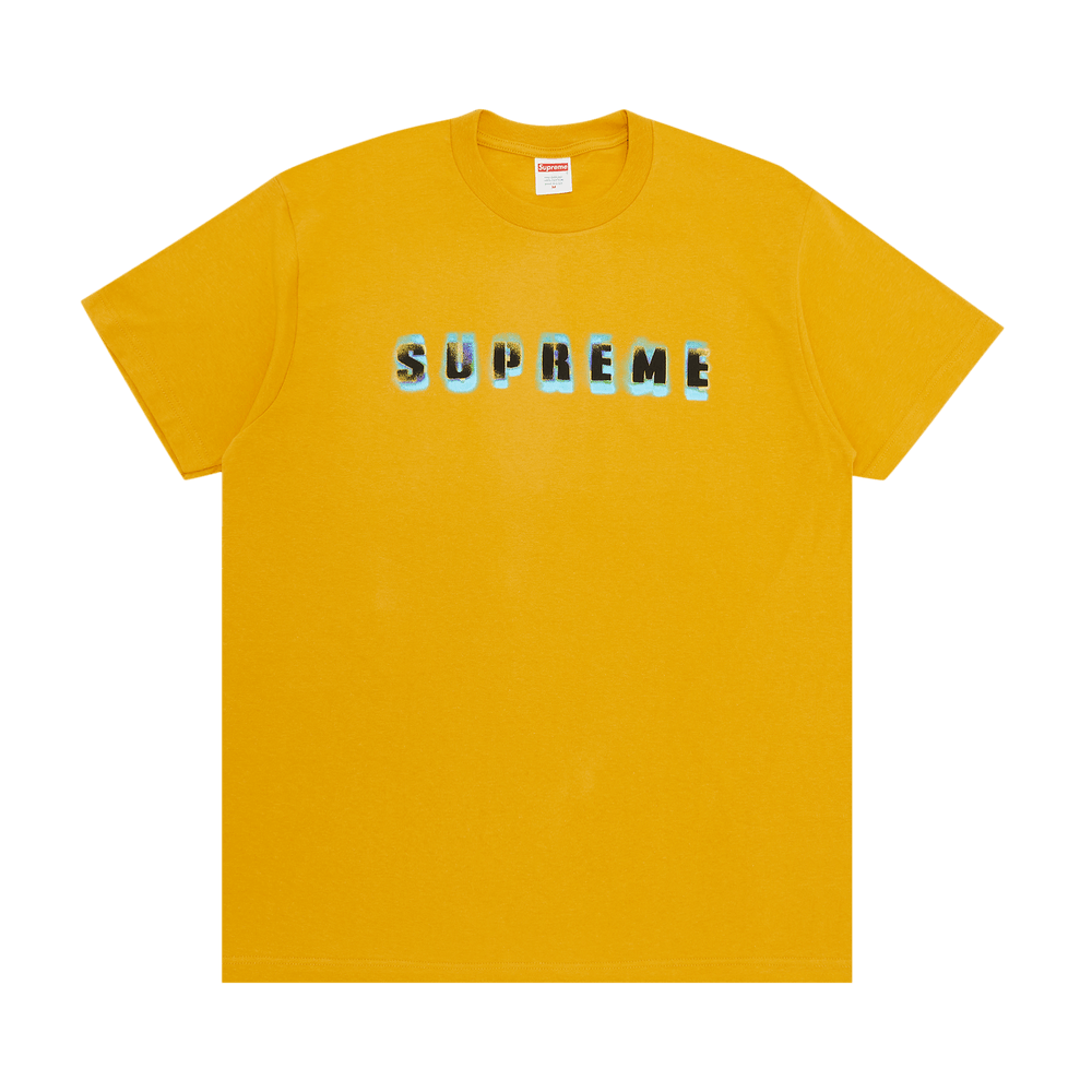 Buy Supreme Stencil Tee 'Mustard' - FW23T32 MUSTARD | GOAT