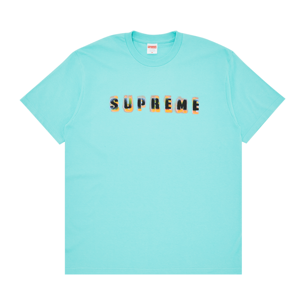 Size xl Supreme Stencil Tee Teal