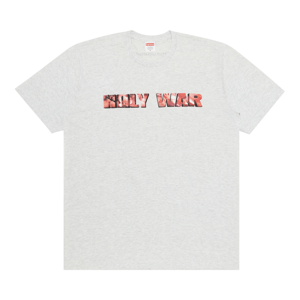Buy Supreme Holy War Tee 'Ash Grey' - FW23T44 ASH GREY | GOAT