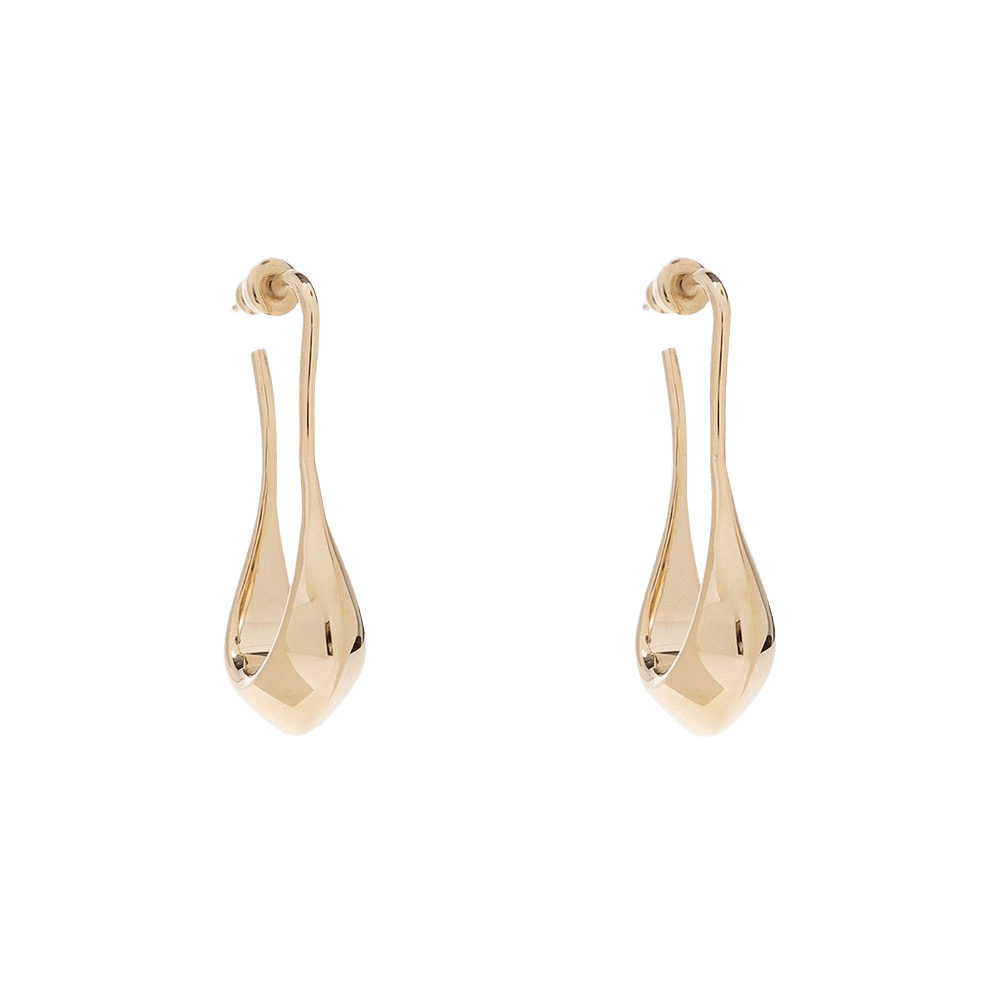 Buy Lemaire Short Drop Earrings 'Light Gold' - AC251 LO009
