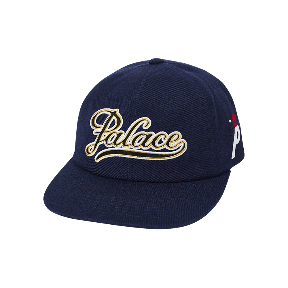 Buy Palace Posh Script Strapback 'Navy' - P25H012 | GOAT