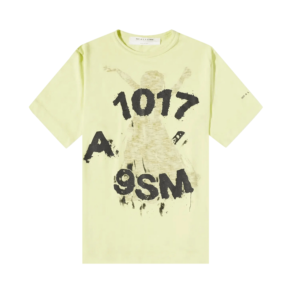 Tシャツ・カットソー ALYX Logo Detail Hood Yellow AAUTS0373FA02YLW0042 AAUTS0373F Buy 1017 ALYX 9SM Short-Sleeve Graphic T-Shirt 'Washed Out