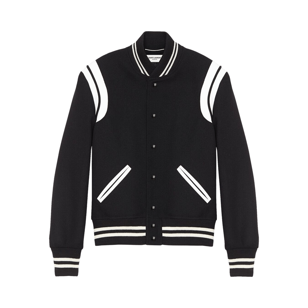 Buy Saint Laurent Teddy Jacket 'Black' - 354718Y180W1070