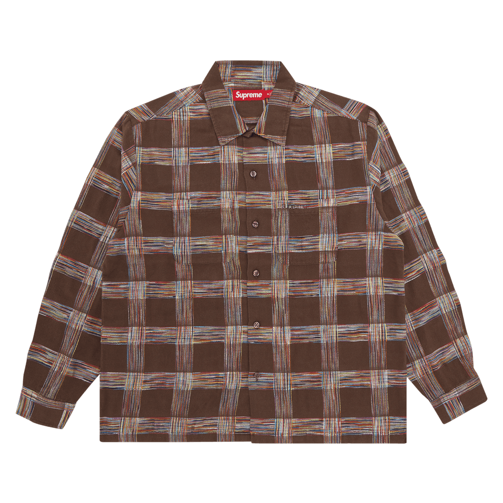 Buy Supreme Woven Plaid Shirt 'Light Brown' - FW23S7 LIGHT