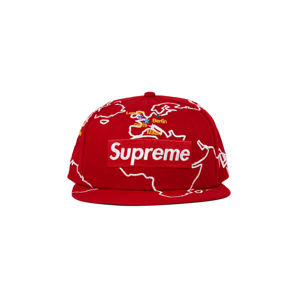 Supreme Worldwide Box Logo New Era (FW23) - $54