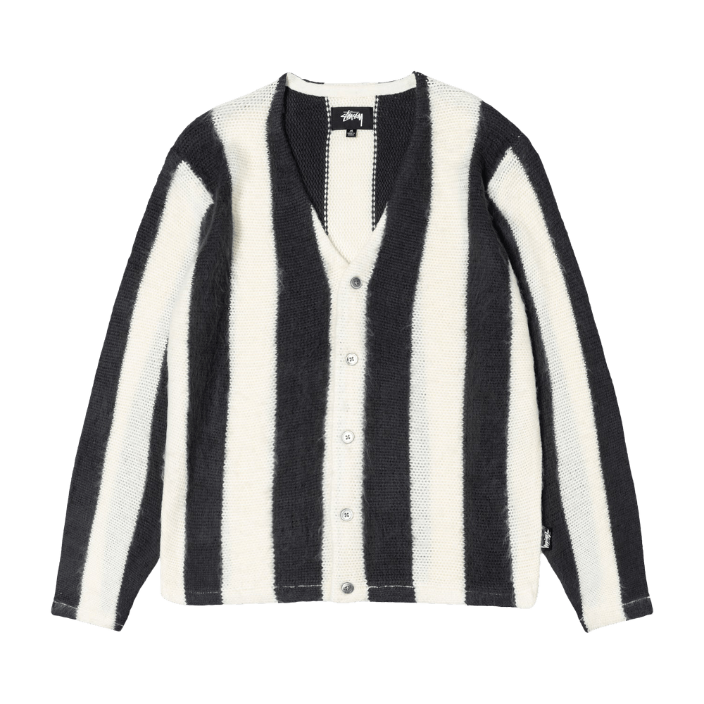 トップス stussy cardigan Stüssy Brushed Cardigan Charcoal