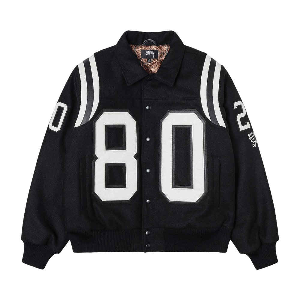 激レア 80s ひどい original stussy varsity jacket