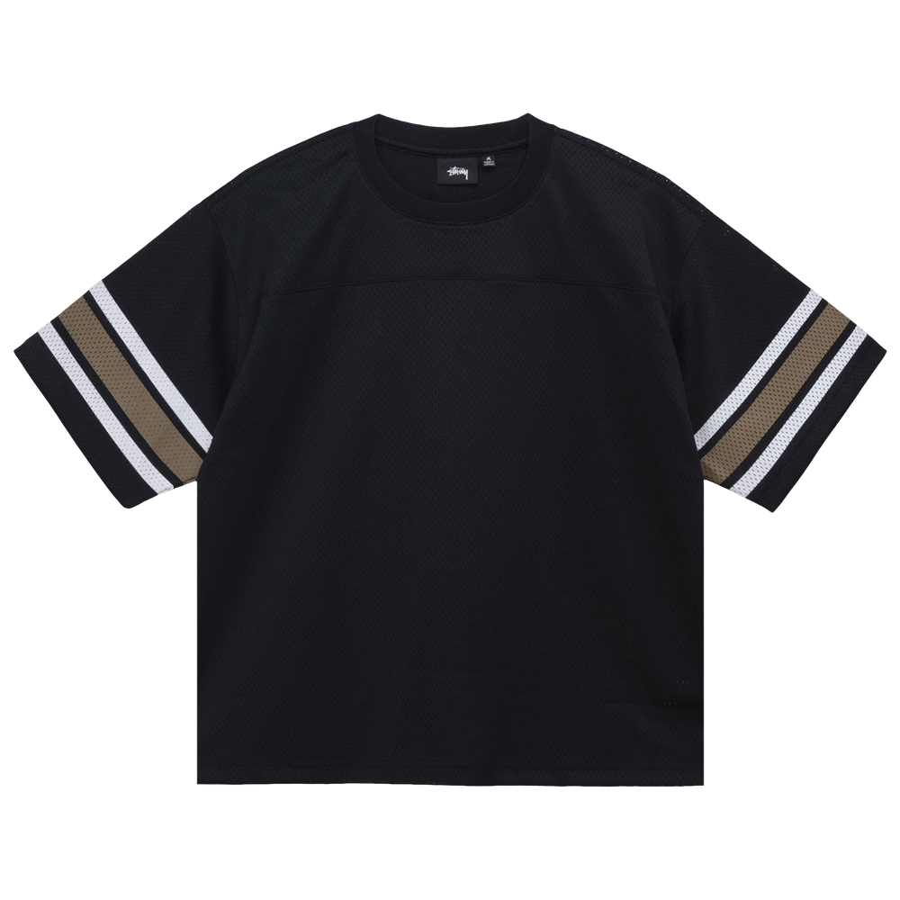 Stussy Cropped Mesh Logo Football Jersey SU24 MAKE | Depop