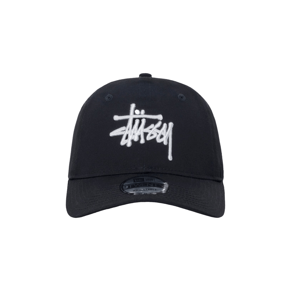 Stussy NEW ERA 9TWENTY ブラックキャップ New Era 9TWENTY Basic Strapback – Black | Headwear | Stüssy