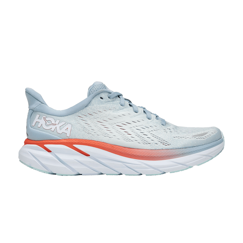Hoka Wmns Clifton 8 Wide 'blue Fog Plein Air'