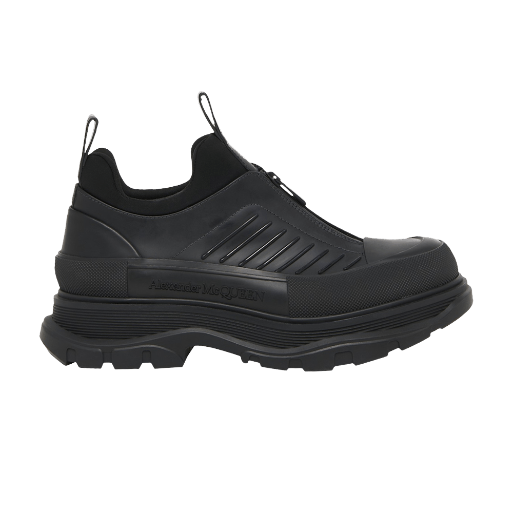 Alexander Mcqueen Tread Slick Zip Up Black