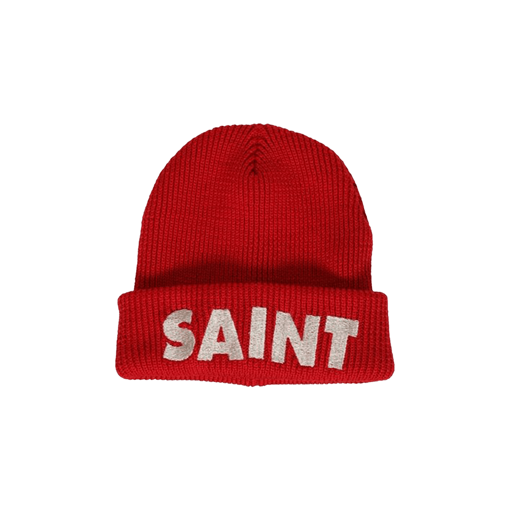 Buy SAINT Mxxxxxx Saint Knit Cap 'Red' - SM A23 0000 051 | GOAT