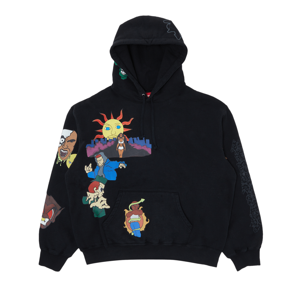 Buy Supreme Sunrise Hooded Sweatshirt 'Black' - FW23SW36 BLACK | GOAT