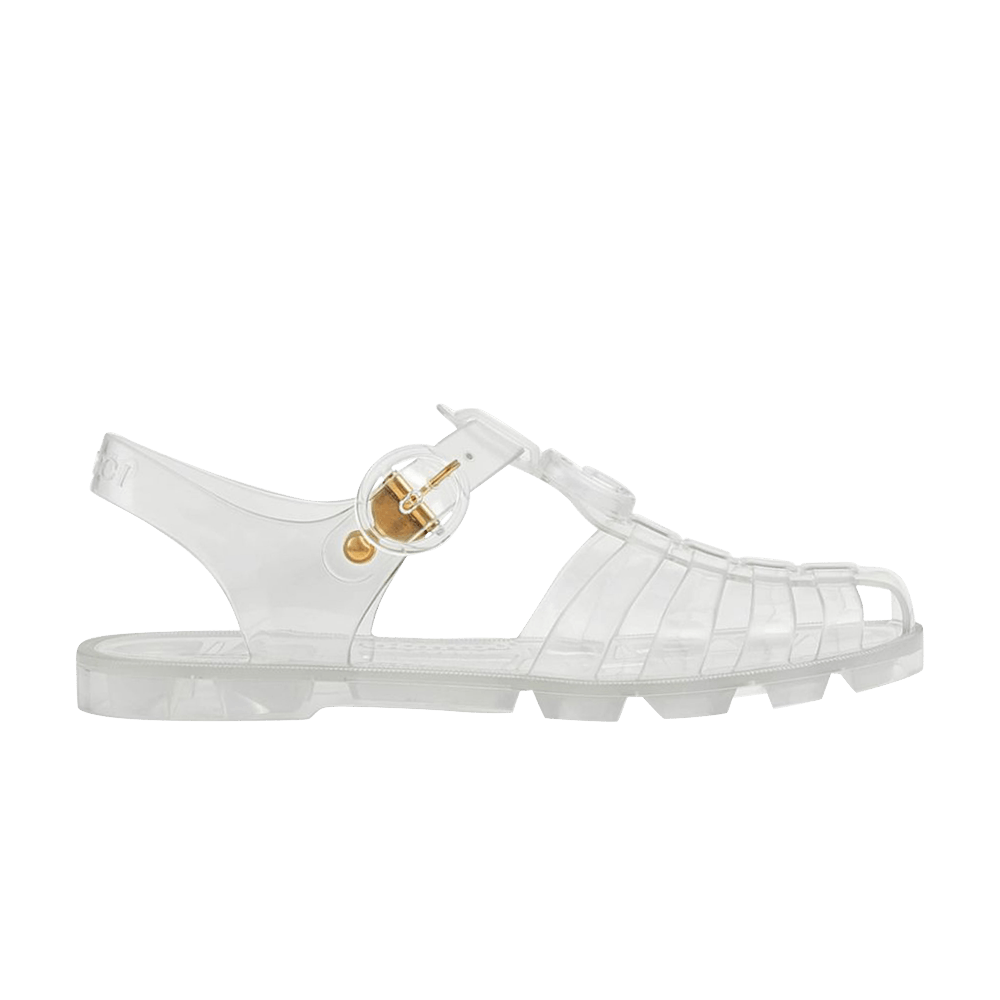 Gucci GG Fisherman Sandal White Clear (Women's)
