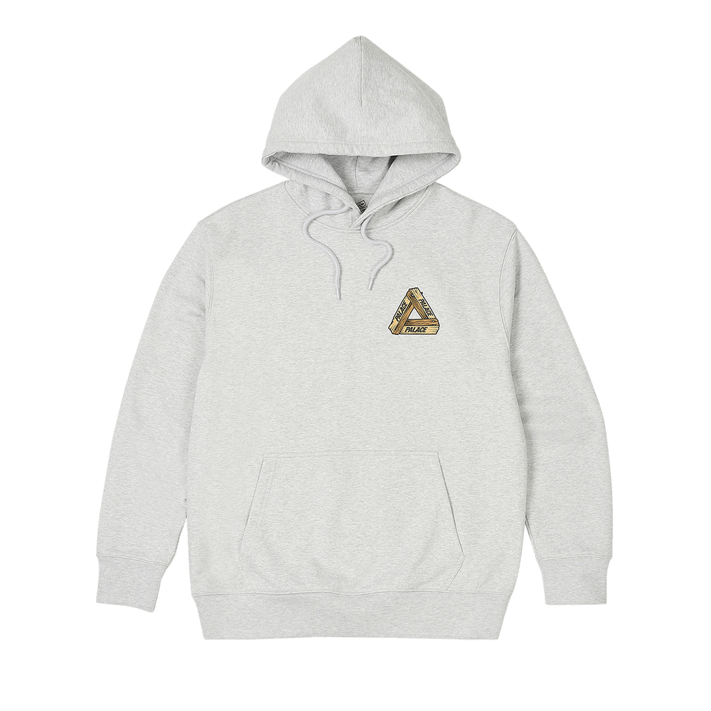 【Palace】 Palace Reaper Hood Grey Marl - 23FW 1274683_00.png.png