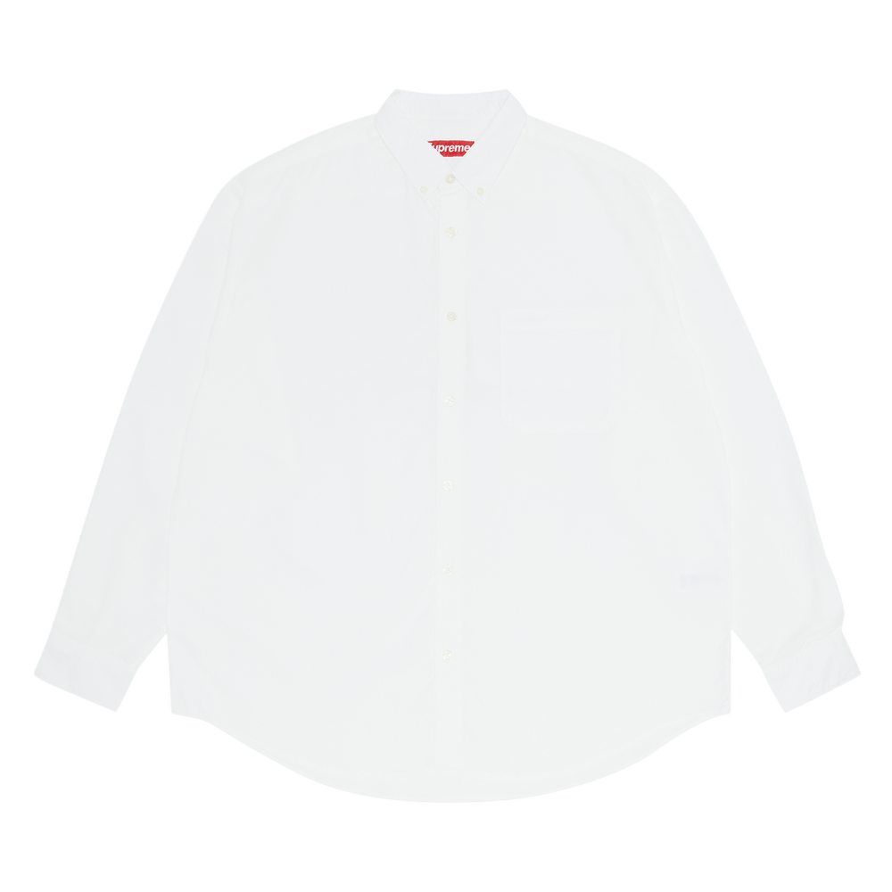 Buy Supreme Loose Fit Oxford Shirt 'White' - FW23S3 WHITE | GOAT