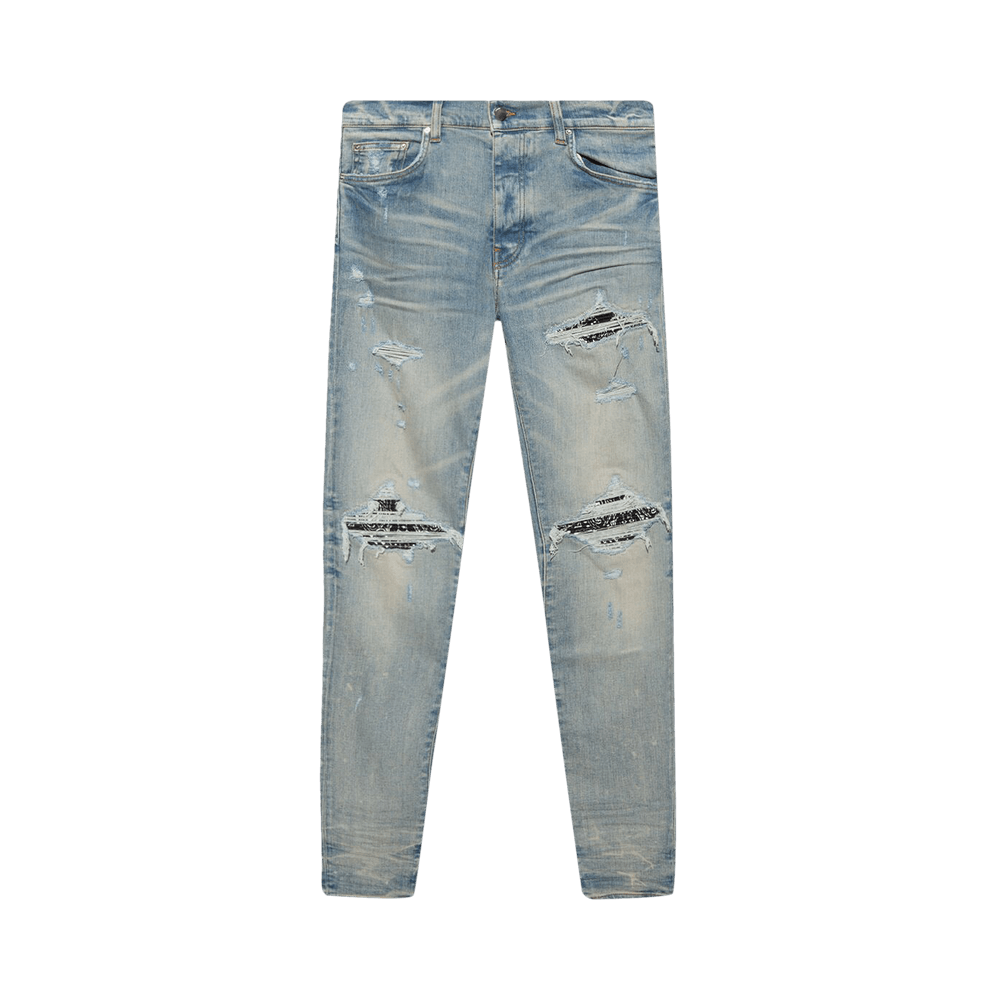 Buy Amiri MX1 Bandana Jean 'Clay Indigo' - PXMDS154 408 CLAY