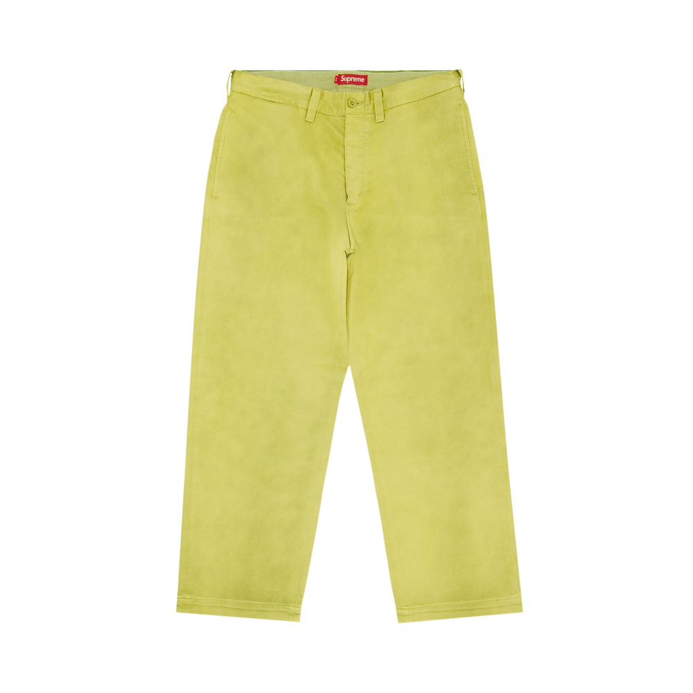 ネットオフ 送料得店  'Washed Pant Chino Supreme Buy Green' GREEN WASHED FW23P36 - パンツ