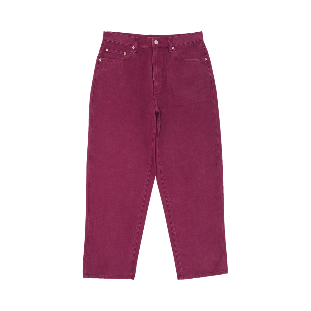 Size 32 Supreme Baggy Jean 'Plum'