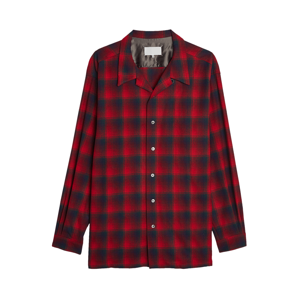 Buy Maison Margiela Pendleton Check Long-Sleeve Shirt  