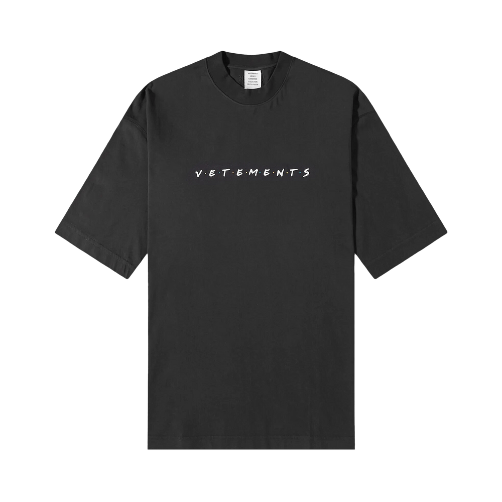 SSENSE購入 VETEMENTS FRIENDLY T Buy Vetements Friendly Logo T-Shirt 'Black' - UE54TR270B