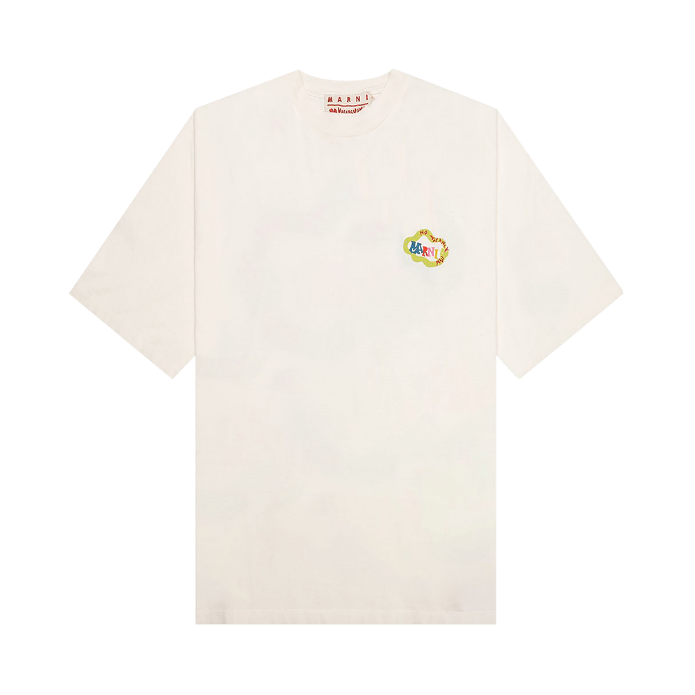 Buy Marni x No Vacancy Inn Snake Logo T-Shirt 'Limestone