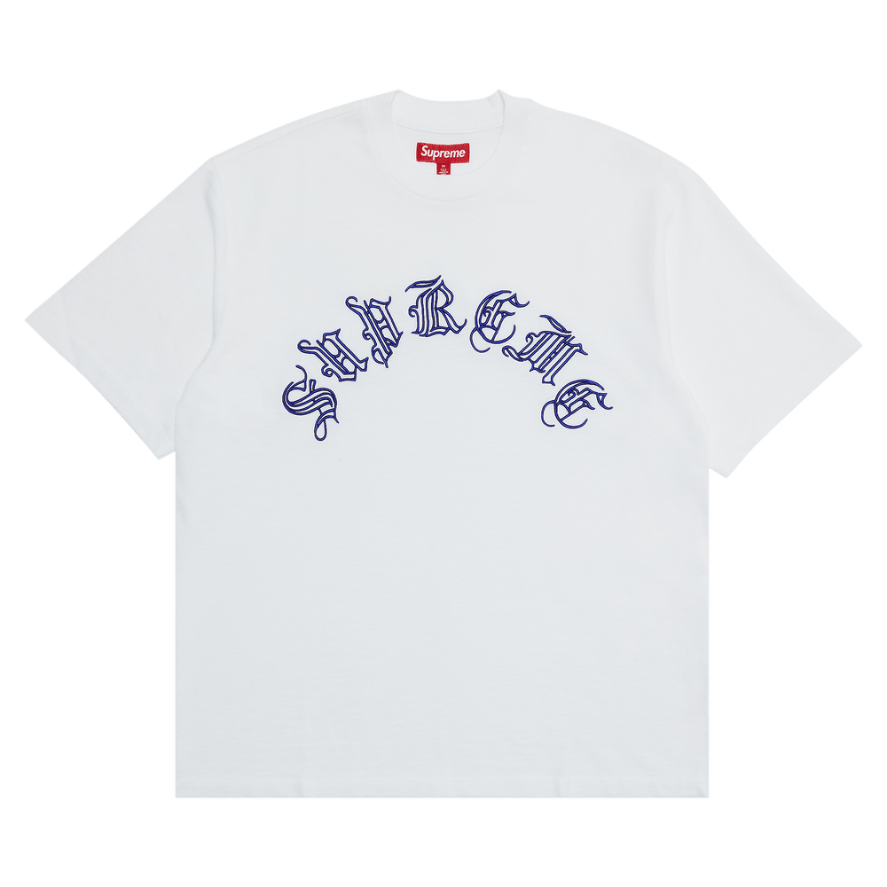 Buy Supreme Old English Short-Sleeve Top 'White' - FW23KN75 WHITE | GOAT