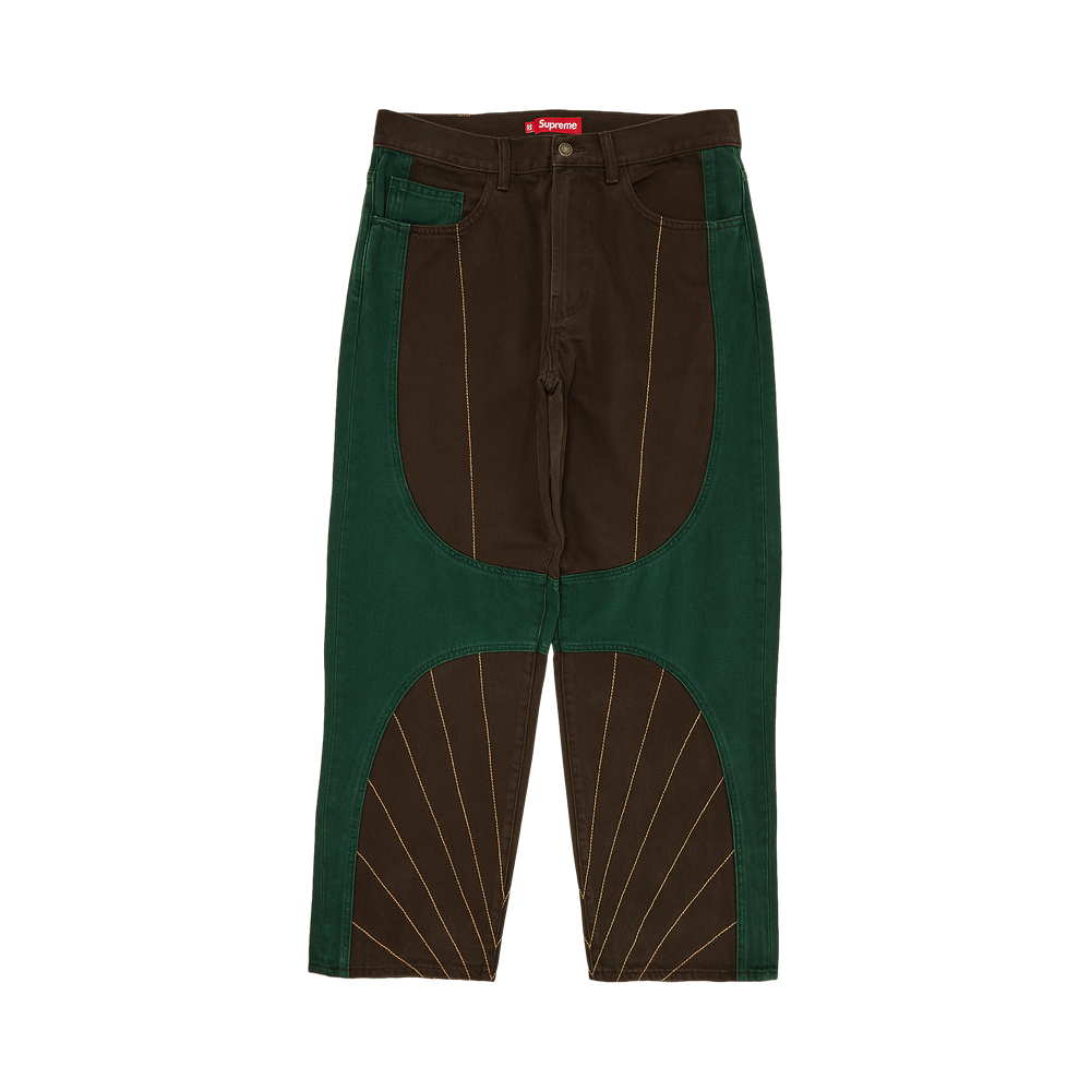 パンツ Supreme Radial Embroidered Loose FitJean Supreme Radial Embroidered Loose Fit Jean Black Men's - FW23