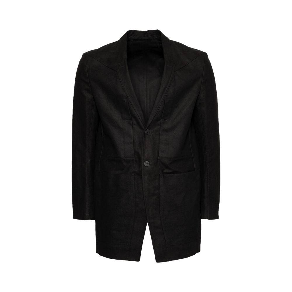 Buy Rick Owens Fog Pocket Lido Jacket 'Black' - RU02C7723 M0 | GOAT