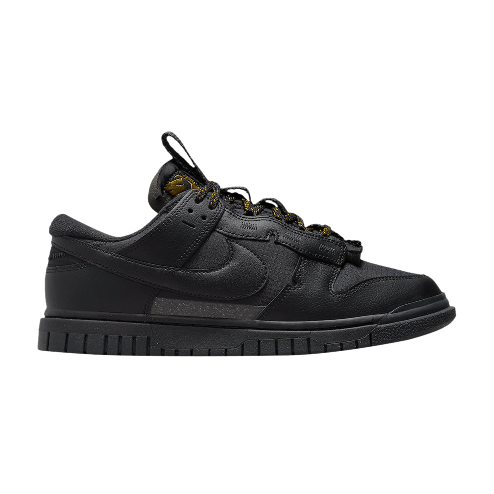 Black and cheap gold dunks