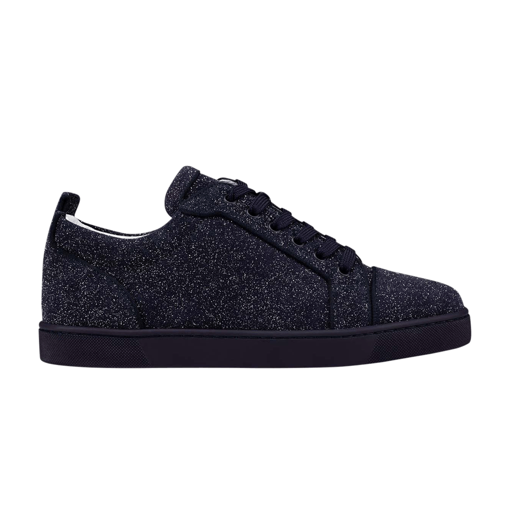 Size 10.0 Christian Louboutin Louis Junior Orlato Flat Ink Glitter