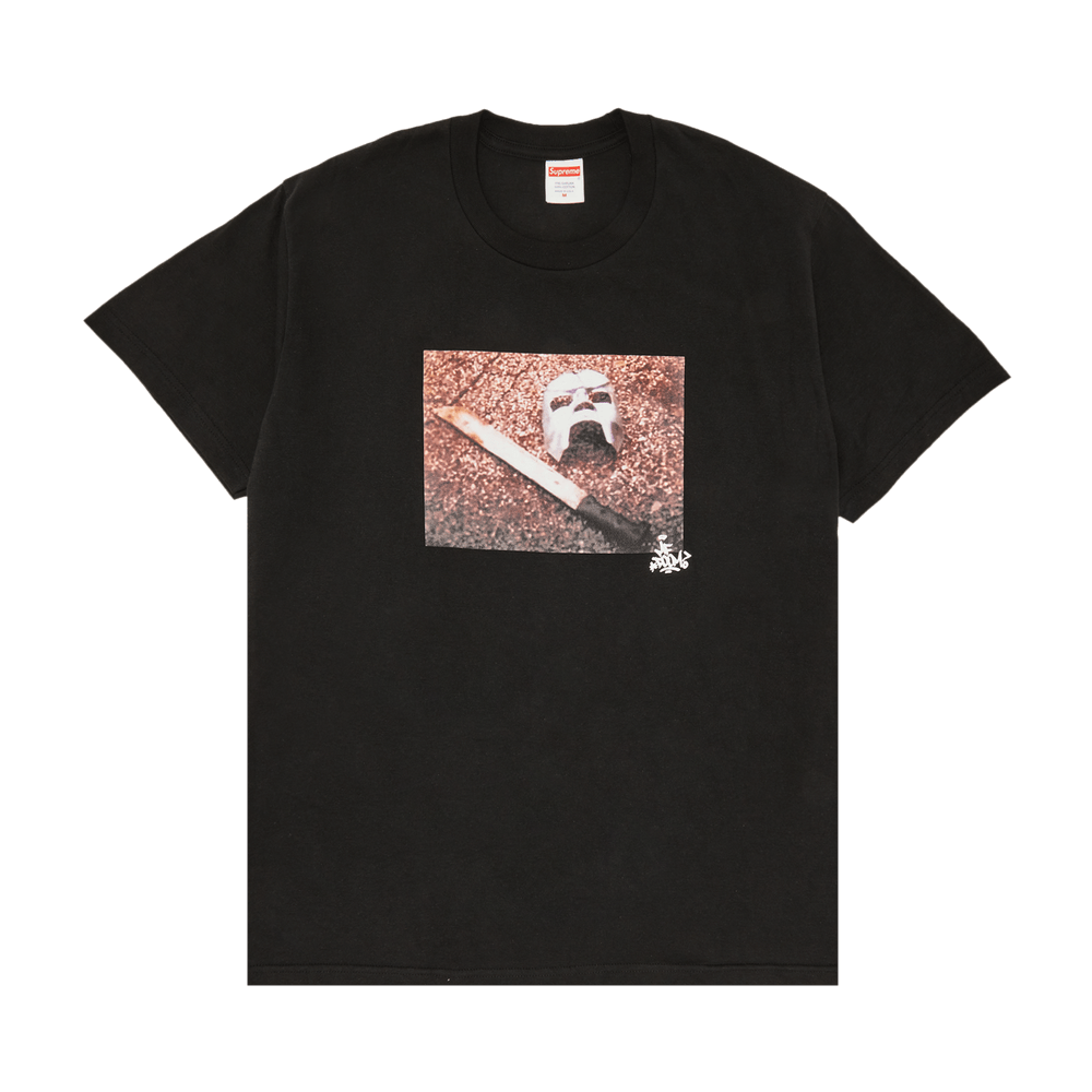 Felpa Top Girocollo Nero Actual Fact Doom Distintivo Ricamato MF
