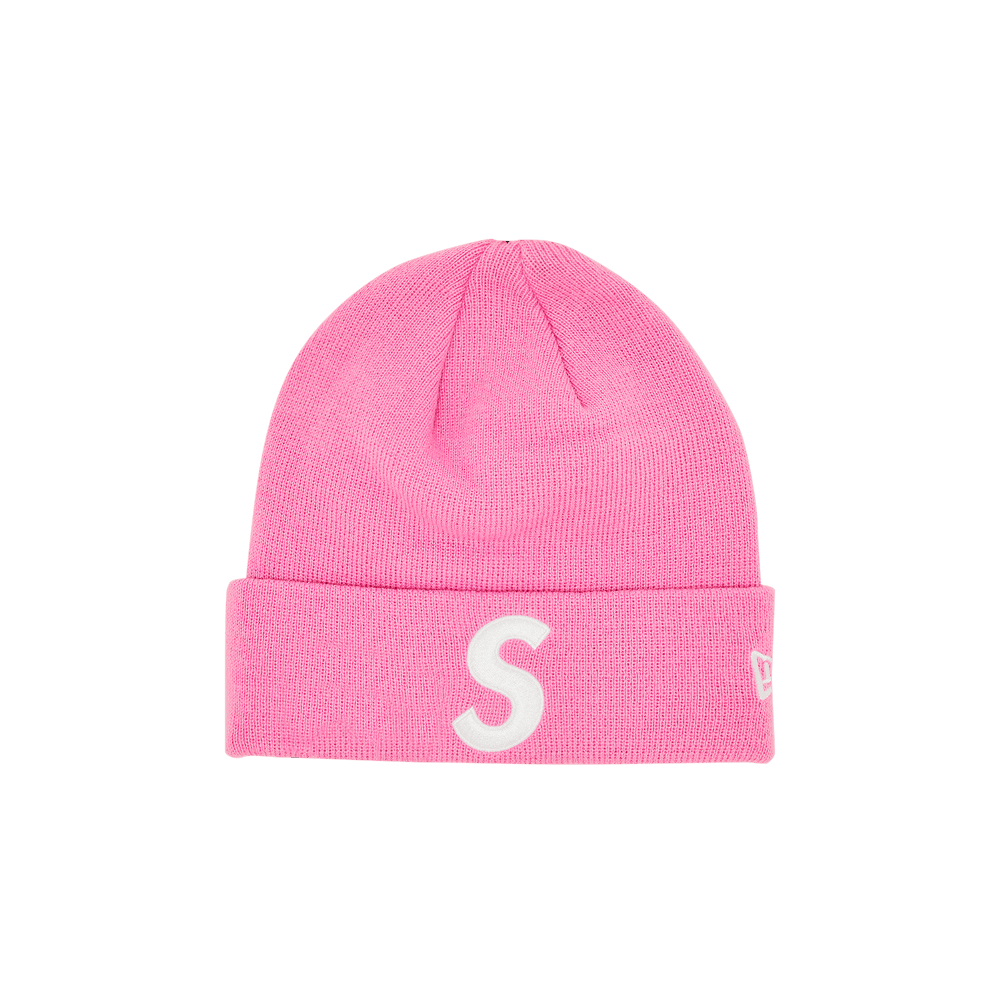 Supreme New Era Box Logo Beanie Dusty Pink FW24 BRAND NEW | eBay