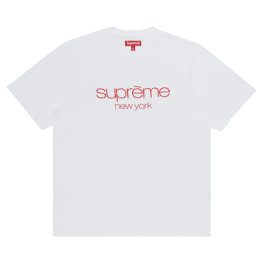Buy Supreme Classic Logo Short-Sleeve Top 'White' - FW23KN82