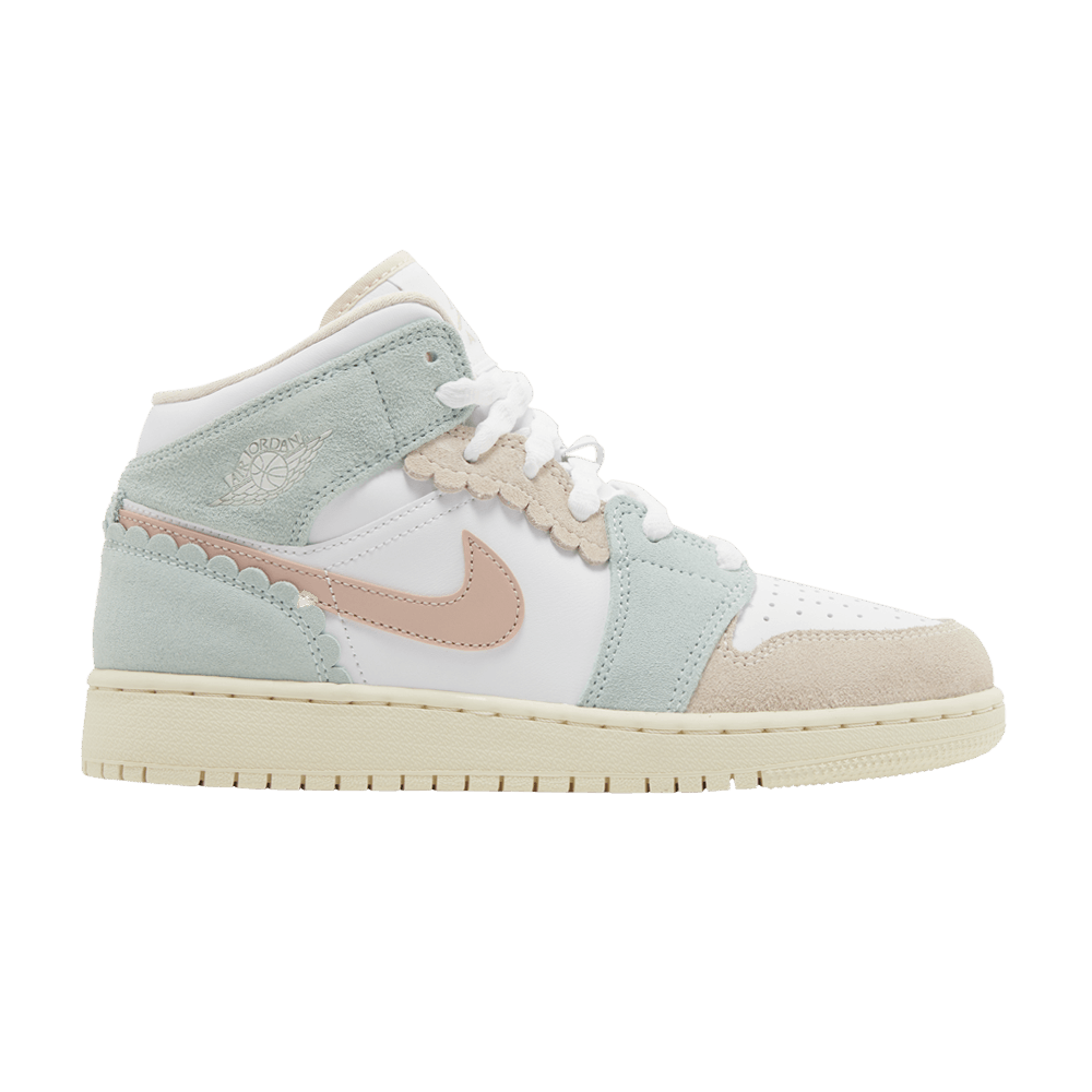 Air Jordan 1 Mid SE GS Scalloped Edge