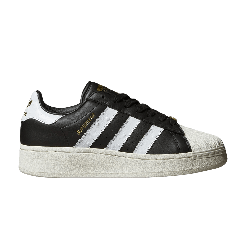 Size 5.5 adidas Superstar XLG 'Black White Ostrich'