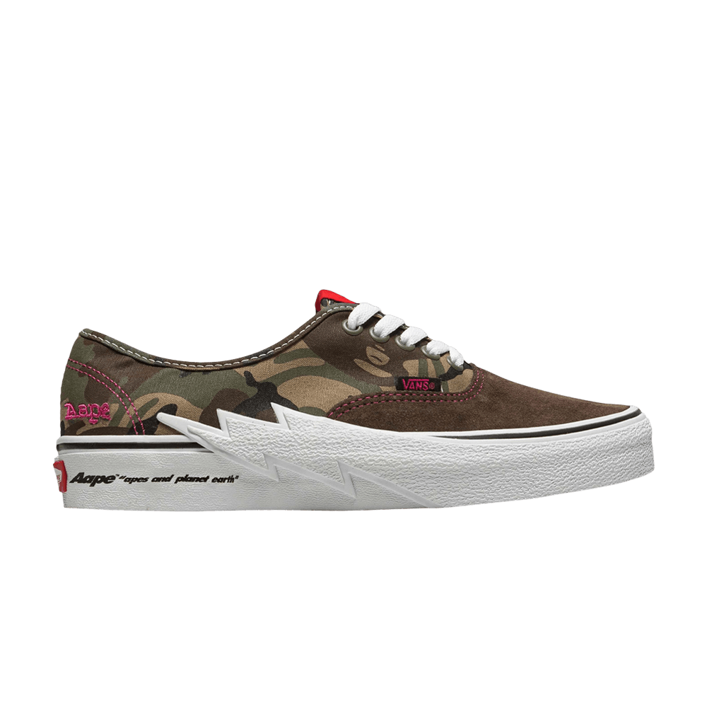 Buy AAPE x Vans Authentic 'Bolt - Green Camo' - VN000BWCCMA | GOAT
