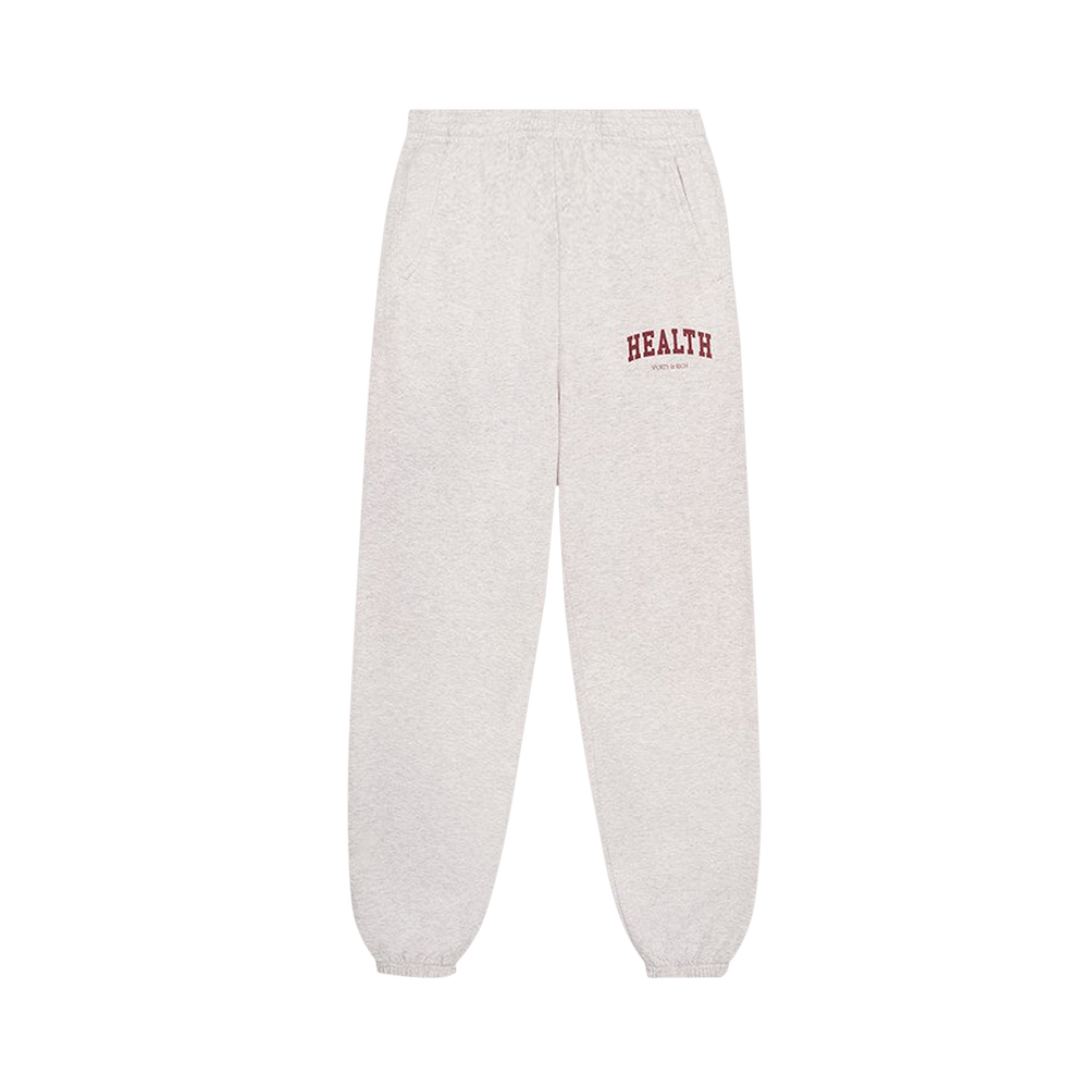 ボトムスその他 Sporty & Rich Health Ivy Sweatpants Heather Grey Merlot SW66 Buy Sporty & Rich Health Ivy Sweatpant 'Heather Grey/Merlot