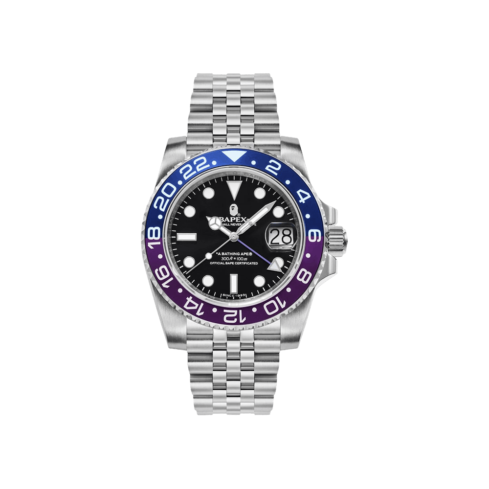 Buy BAPE Type 2 Bapex #1 Watch 'Blue/Purple' - 1J30 187 001 BLUE PURPLE |  GOAT