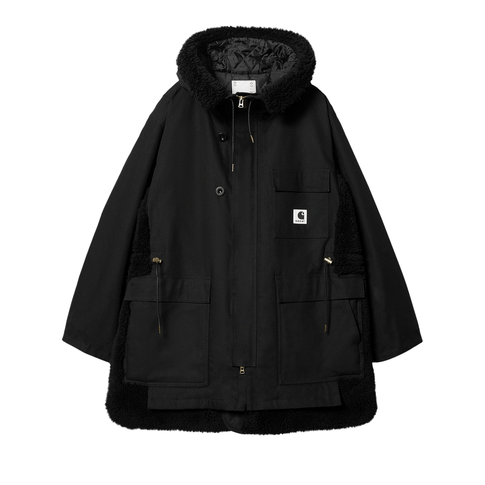 Buy Carhartt WIP x Sacai Canvas Parka Siberian Black I033285 BLAC GOAT CA