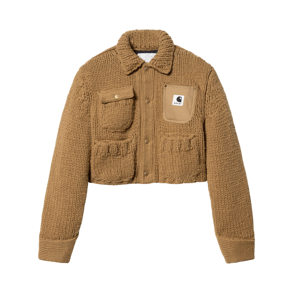 Buy Carhartt WIP x Sacai Knit Jacket Michigan 'Beige' - I033296