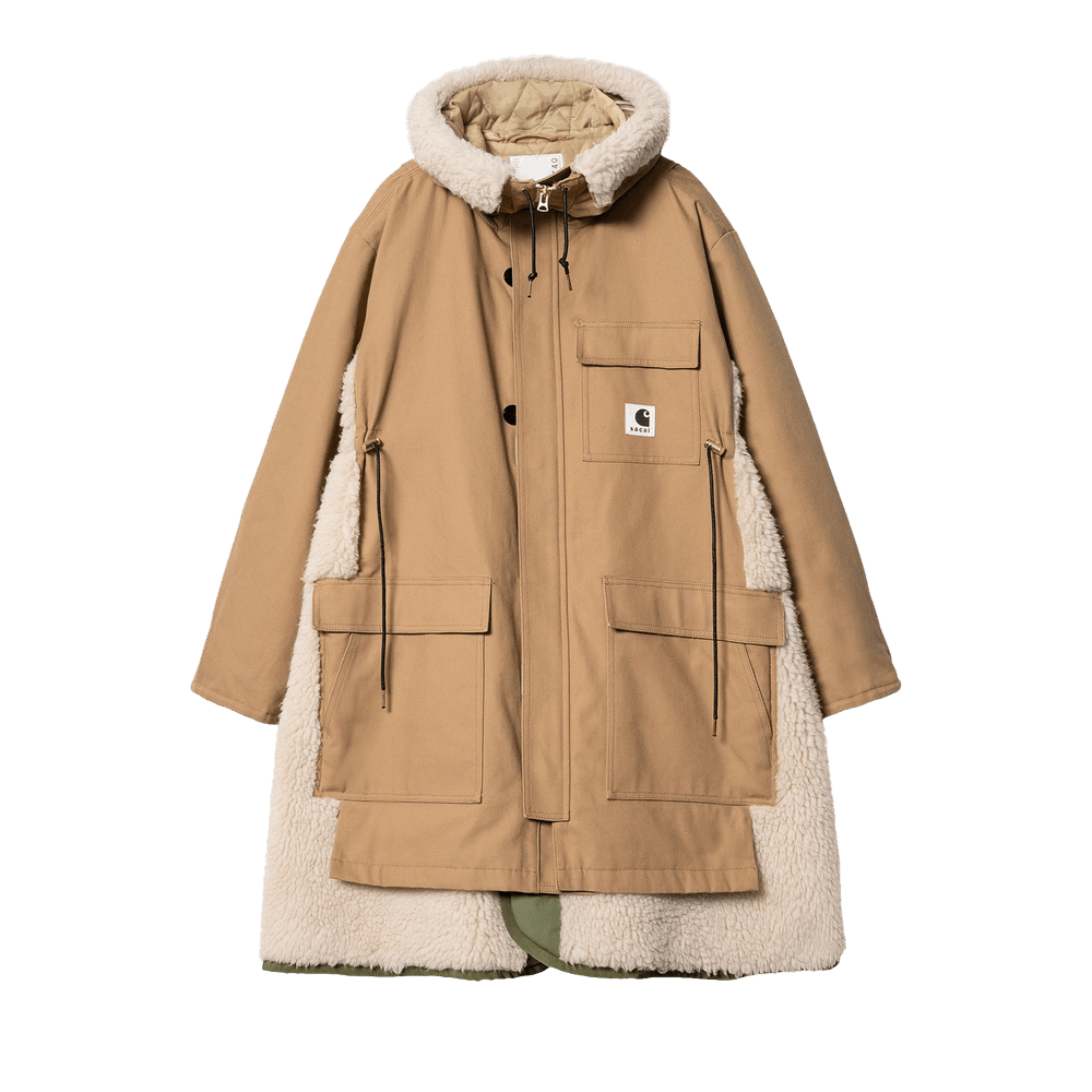 sacaixCarhartt womens Canvas Parka新品未使用 Buy Carhartt WIP x Sacai Canvas Parka Siberian 'Beige