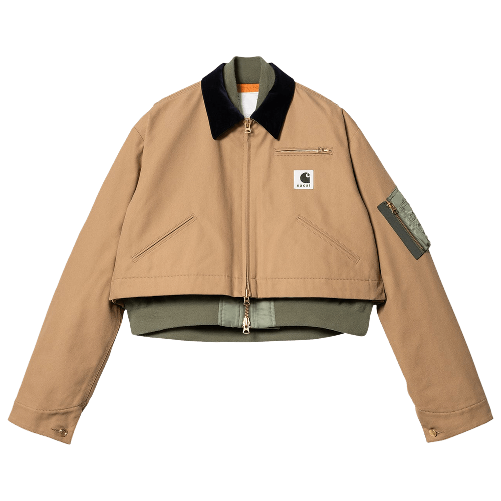sacai✖️carhartt ma-1 Jacket Michigan Carhartt WIP x sacai Canvas x MA-1 Jacket Michigan Black M
