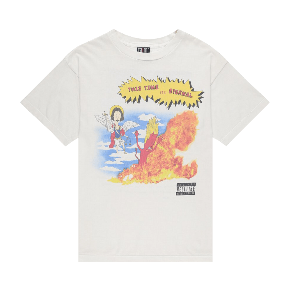 saint michael time is eternal Tシャツ Saint Michael - Time is Eternal Cartoon T-shirt | HBX