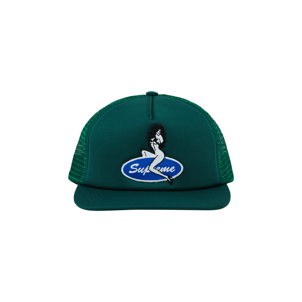 Buy Supreme Pin Up Mesh Back 5-Panel 'Green' - FW23H109