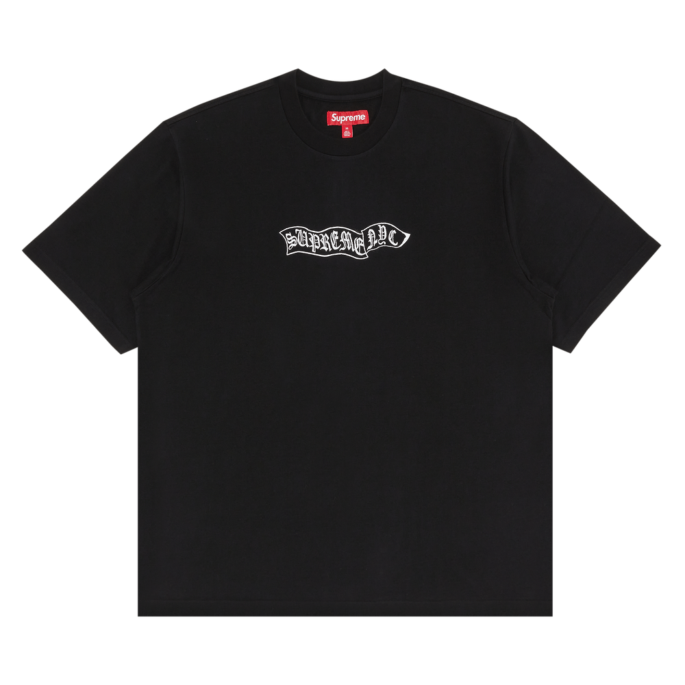 Tシャツ・カットソー Supreme Merry Christmas Tee (2015) Black White FW 15 Supreme Merry Christmas Tee Black Men's - FW15 - US