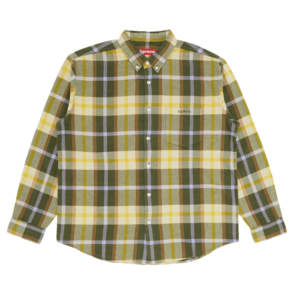 Buy Supreme Plaid Flannel Shirt 