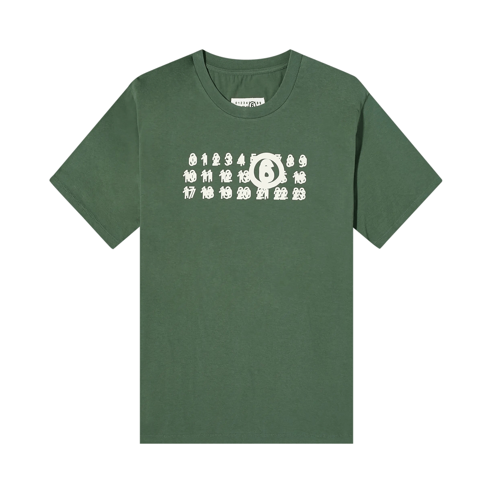 Tシャツ・カットソー MAISON MARGIELA Men T-shirt Green S67GC0029S24607 621 Maison Margiela Décortiqué logo-print T-shirt | Green | FARFETCH